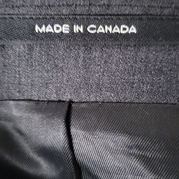 DKNY Essentials 100% Wool Charcoal Men's Blazer, Size 42L - Picture 5 of 5